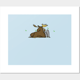 Moose and Squirrel Posters and Art